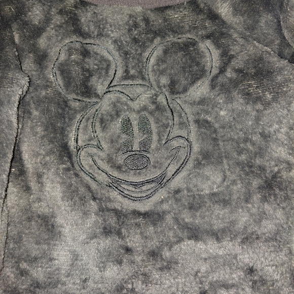 Disney Charcoal Mickey Mouse Plush Sweatshirt - Picture 4 of 5